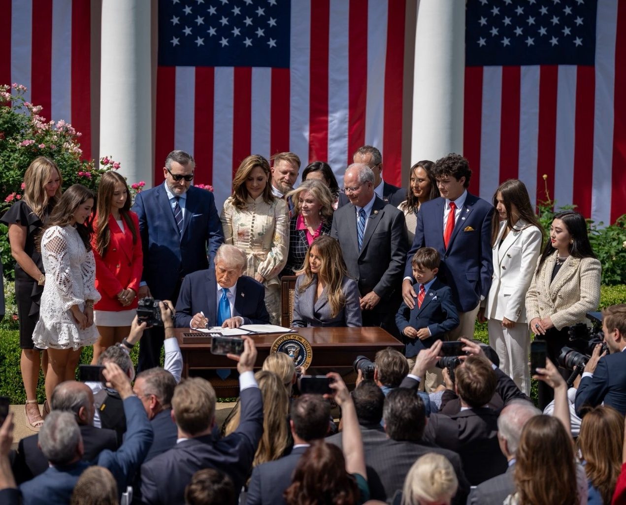 The TAKE IT DOWN Act signed into law in the White House Rose Garden